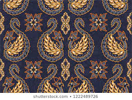 Batik Indonesian Technique Waxresist Dyeing Applied Stock Vector Royalty Free 1222489726 Batik Batik Art Flower Pattern Design