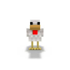 3d C4d Chicken Raptor Rig Cute Pens Minecraft Funny Minecraft Party