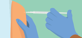 A needle punched design of father christmas which has been set in a painted maple sugar tin. How To Get Shots If You Re Terrified Of Needles Explainers