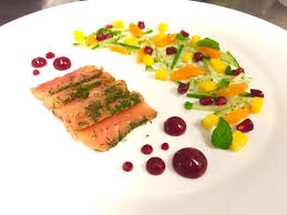Check spelling or type a new query. Salmon Gravlax Citrus Salad Mango Pomegranate Dhill Cucumber Mandarin Orange Beetroot Raspberry Puree Citrus Salad Food And Drink Food