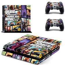 Gta 5 Cikartma Kaplama Ps4 Kapak Playstation 4 Konsolu Ps4 Kaplama Cikartmalar 2 Adet Denetleyici Koruyucu Skins Cover Sticker Cover Forcover Covers Aliexpress