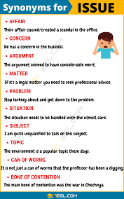 Another Word For Issue 105 Synonyms For Issue With Useful Examples 7esl English Vocabulary Words Essay Writing Skills Learn English Words