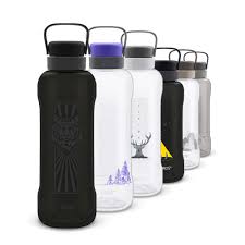 Every material used for manufacturing reusable water bottles offers some. Bpa Free 68oz Large Sports Water Bottle By Bros Capa With Creative Designs Durable And Leak Proof Dual Mouth Cap With Flexible Hook Handle To Carry Around Perfect For Gym