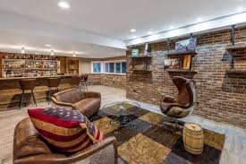 Line wall up on a ceiling joist, drive wedges between bottom plate and carpet, not disturb ceiling except long screws every 24 into joist. 43 Trendy Brick Accent Wall Ideas For Every Room Digsdigs