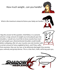 She learned how to handle a weapon. How Much Weightcan You Handle What Is The Maximum Amount Of Stress Your Body Can Handle O I Beg The Answer To This Question Kind Fellow In A Scenario Wherein A Large