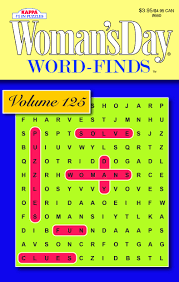 Clue search puzzles crossword challenges, word search fun, trivia and hidden messages, all in one! Woman S Day Word Finds Puzzle Book Word Search Volume 125 Kappa Books Publishers 9781559930963 Amazon Com Books