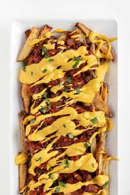 Vegan Chili Cheese Fries Recipe In 2020 Vegan Chili Chili Cheese Fries Cheese Fries