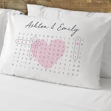 Personalized Couples Word Search Pillowcase In 2020 Personalized Pillow Cases Personalized Couple Couple Pillowcase