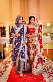 Not Found Saree With Hijab Khada Dupatta Muslim Wedding Dresses