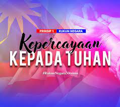 Kepercayaan kepada tuhan kesetiaan kepada raja dan negara keluhuran perlembagaan. Bernama Radio Infografik Prinsip 1 Rukun Negara Facebook