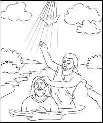 First communion heart doodle for kids to color. Bible Coloring Page For Sunday School John The Baptist