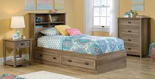 The joy of affordable style! County Line Collection Country Bedroom Furniture Sauder Woodworking