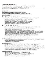 Resume sample with tips on what to include. James Madison University Choosing A Resume Format