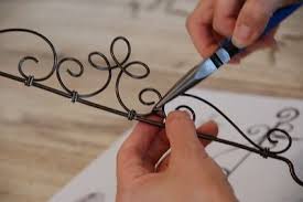 ワイヤークラフト デザインフック作り 10 1 puu 日記 ワイヤークラフト ワイヤー彫刻 ワイヤーハンガー