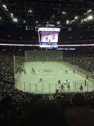 nationwide arena section 121 home of columbus blue jackets