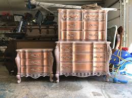 Old World Rose Gold Tutorial Shop Tracey S Fancy Custom Hand Painted Art Signs Furniture Painted Bedroom Furniture Refurbished Furniture Rose Gold Furniture