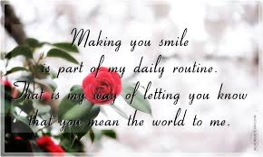 Romantic quotes for her to make her smile Quotes That Make Her Smile Quotesgram