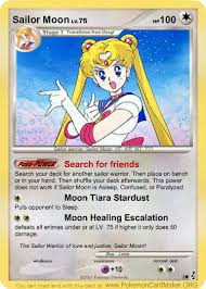 We will only be hosting the images for 24 hours,. Sailor Moon Pokemon Card By Lmarineo On Deviantart