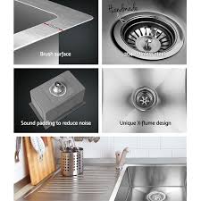 cefito 450 x 300mm stainless steel sink