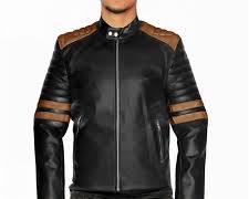 Image of a perfectly maintained brown leather jacket