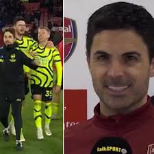 Mikel Arteta jokes Arsenal duo 'live together and share wives' after  on-pitch row