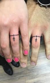 Ring tattoos often look crisp in the beginning but start to spread faster than big body tattoos, says mickey t. Infinity Tattoo With Name On Finger Novocom Top