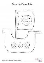 Select print at the top of the page, and the advertising and navigation at the top. Lots Of Pirate Themed Tracing Pages For Younger Kids And Of Course They Can Colour Them In Too Click Through To The We Pirate Activities Pirate Theme Pirates