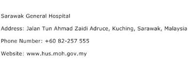 1, jalan padungan 93100 kuching, sarawak. Sarawak General Hospital Address Contact Number Of Sarawak General Hospital