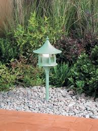 Kim Lighting Bn187vg H60vg 20 Inch Stem 60w A 19 Incandescent 120 Volt Brass Traditional Landscape