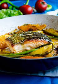 Stir Fry Salmon With Orange Recipe Recipes Salmon Recipes Healthy Recipes