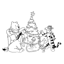 Print de placemat uit en vergroot het op a3. Leuk Voor Kids Kleurplaatwinnie De Poeh Versiert De Kerstboom Kerstkleurplaten Kleurboek Kerstmis Kleuren