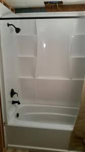 Delta Classic 400 32 In X 60 In X 60 In 3 Piece Direct To Stud Tub Surround In High Gloss White 40044 A Bathroom Tub Shower Bathtub Shower Combo Tub Remodel
