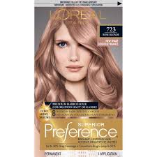 L Oreal Paris Superior Preference Permanent Hair Colour 723 Dark Rose Blonde Hair Color Reviews Loreal Hair Color Feria Hair Color