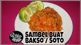 Anda bisa menggorengnya dengan menggunakan api kecil agar tidak mudah gosong dan bisa matang secara merata. Cara Membuat Sambal Sop Soto Bakso Dan Mie Ayam Tanpa Msg Youtube