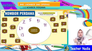 Semoga perkongsian ini dapat membantu para pelajar. Nombor Ganjil Dan Nombor Perdana