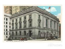 Post Office Wheeling West Virginia Prints West Virginia Virginia Post Office