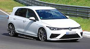 In this review you can see a visual review of the deep black metallic vw golf 8 r 2021. 2021 Volkswagen Golf R Sounds Tamed But Looks Fast On Track Carscoops