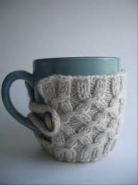 Mug And French Press Jacket Coffee Cup Cozy Coffee Cups Diy Knitting