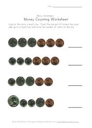 Money Counting Worksheet Three Of Four Money Worksheets Counting Worksheets Counting Money Worksheets