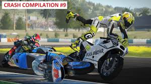 Motogp 17 Crash Compilation 9 Pc Gameplay Tv Replay Motogp Game Youtube