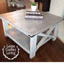 Not only is it that rustic farmhouse style that we love, the herringbone design on top just takes it from pretty to gorgeous! White Washed Grey Industrial Square Coffee Table Coffee Table Farmhouse Coffee Table Square Wooden Coffee Table