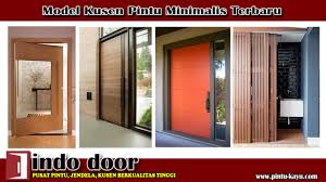 Namun ada pula yang menggunakan kayu yang telah diukir sehingga menambah kesan eksklusif. Model Kusen Pintu Minimalis Terbaru Jual Pintu Minimalis