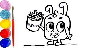 Coloring book for mr funny 2020 : Drawing And Coloring Cute Morphle For Kids Youtube