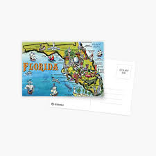 Us state & town views (click on a state name to view cards and towns from that state) Florida Postcards Redbubble