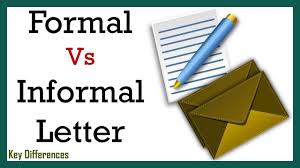 Formal malayalam letter format for friend. Difference Between Formal And Informal Letter With Comparison Chart Key Differences
