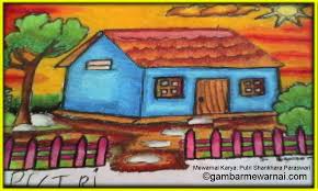 Gradasi warna cara menggambar pemandangan alam yang mudah. Mewarnai Gambar Rumah Dengan Crayon Gambar Mewarnai Rumah