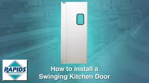 Commercial swinging doors all departments audible books & originals alexa skills amazon devices amazon warehouse appliances apps & games arts, crafts & sewing automotive parts & accessories baby beauty. How To Install A Swinging Kitchen Traffic Door From Rapids Youtube