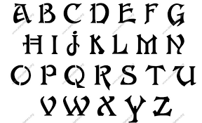 Fonts from arial to script. Intricate Art Nouveau Uppercase Lowercase Letter Stencils A Z 1 4 To 12 Inch Sizes Hand Lettering Fonts Free Lettering Alphabet Lettering