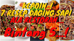 Selain menu utama, sayuran saladnya juga jadi andalan, lho. Mau Masak Daging Sapi Ala Restoran Bintang 5 Ini Dia 7 Resep Masakan Daging Sapi Ala Bintang 5 Youtube