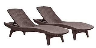 Homevibes 2 pack lounge chair outdoor adjustable. Make It More Comforting Outdoors By Using A Patio Chaise Lounge Decorifusta